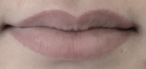 Lips before tattoo
